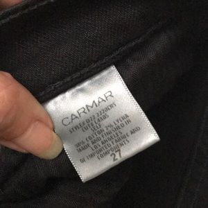 LF Carmar black parch sequin jeans